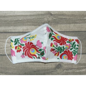 Textil mosható arcmaszk - matyó mintás