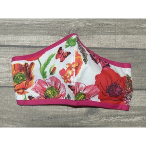 Textil mosható arcmaszk - lepkés