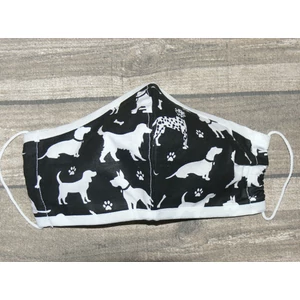 Textil mosható arcmaszk - kutyás