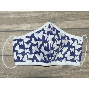 Textil mosható arcmaszk - pillangós