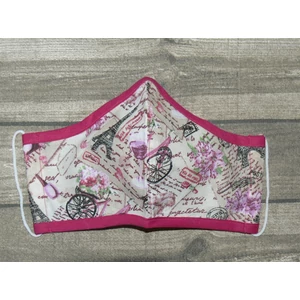 Textil mosható arcmaszk - tornyos