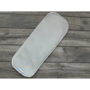 Manóca  kender-pamut- zorb nedvszínó betét M-es (12x32 cm) törtfehér Manóca  kender-pamut- zorb nedvszínó betét M-es (12x32 cm) törtfehér