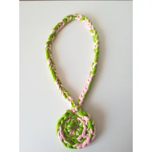 Manóca egyedi kézműves mama lánc (zöld rózsaszín) Manóca egyedi kézműves mama lánc (zöld rózsaszín)