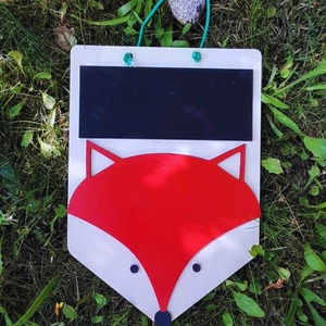 Róka koma Egyedi névre szóló gyerekszoba dekoráció, névtábla Róka koma Egyedi névre szóló gyerekszoba dekoráció, névtábla