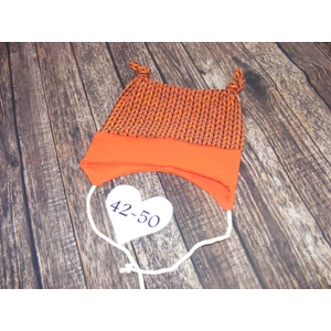 NORKA pamutjersy sapka (42-50 méret) narancs