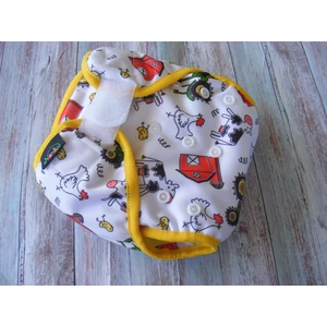 NORKA limitált mintájú mosható pelenka külső (3-9 kg) - farmos tépős NORKA limitált mintájú mosható pelenka külső (3-9 kg) - farmos tépős