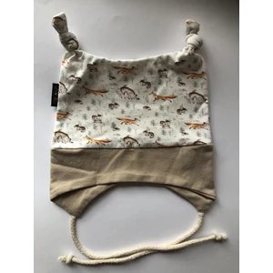 NORKA pamutjersy sapka (42-50 méret) rókás