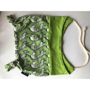 NORKA pamutjersy sapka (50-54 méret) zöld zebrás