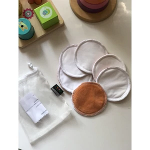 NORKA melltartóbetét szett mosózsákkal - narancs (3 pár, 6 darab) NORKA melltartóbetét szett mosózsákkal - narancs (3 pár, 6 darab)