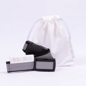 Pocket Trailer fényvisszaverős kismotor/futóbicikli hordozó - fekete Pocket Trailer fényvisszaverős kismotor/futóbicikli hordozó - fekete