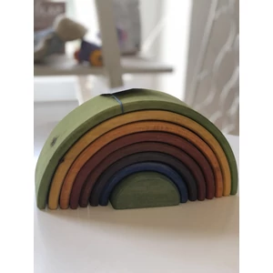 WoodenTale  8 részes szivárvány (zöld) 