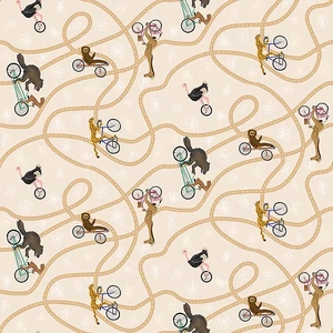 ZipZap Go Borítéknyakú body (74-86-os méret) Bicikliző állatkert mintával ZipZap Go Borítéknyakú body (74-86-os méret) Bicikliző állatkert mintával