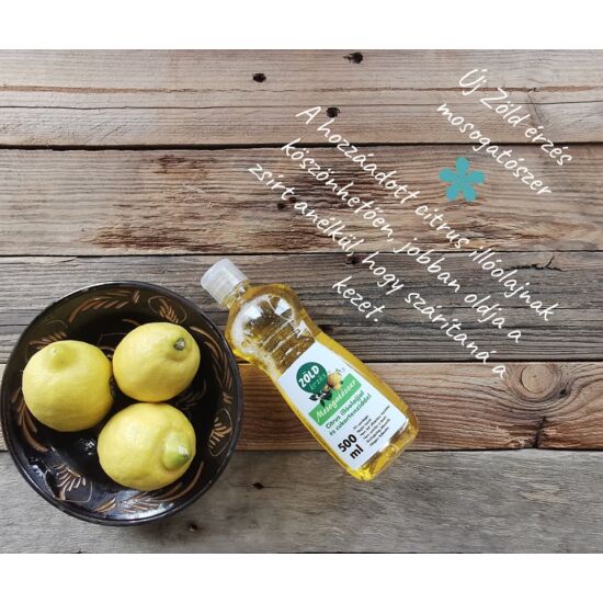 Zöld érzés kézi mosogatószer koncentrátum citrus illóolajjal és természetes cukortenziddel (500 ml)