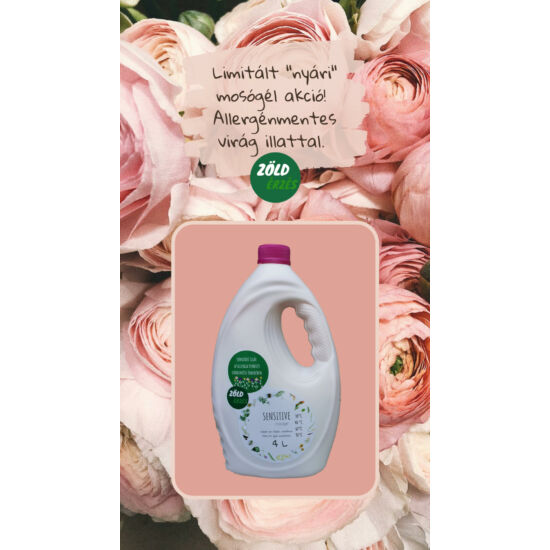 Zöld érzés Sensitive folyékony mosószer (4 literes)