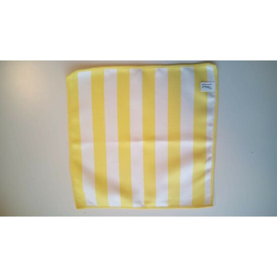 VIXI Bambusz mosogatókendő sárga csíkos (30x30 cm)