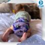 Kép 1/3 - Pop-in újszülött mosható pelenka - jávorszarvas