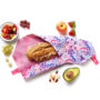 Kép 2/3 - Boc'n'Roll szendvicscsomagoló - patchwork rózsaszín