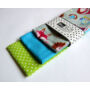 Kép 1/2 - BlessYou 100% pamut textil zsebkendő gyerekeknek (erdei állatok )